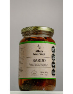 queso sardo macerado en oliva y especias