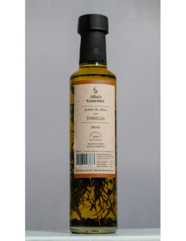 aceite de oliva con tomillo 250cc