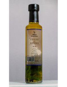 aceite de oliva con Albahaca 250cc