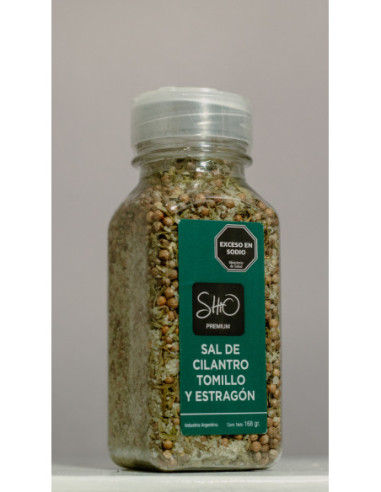 sal de cilantro, tomillo...