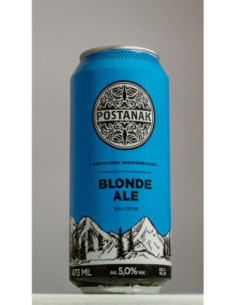 lata de cerveza blonde ale 473cc