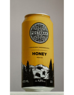 lata de cerveza honey 473cc