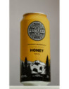 lata de cerveza honey 473cc