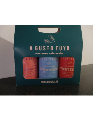 box 3 aderezos jamon/manteca/chimi clásico