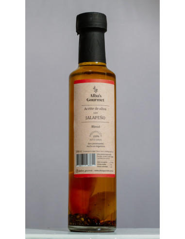 aceite de oliva con jalapeño 250cc