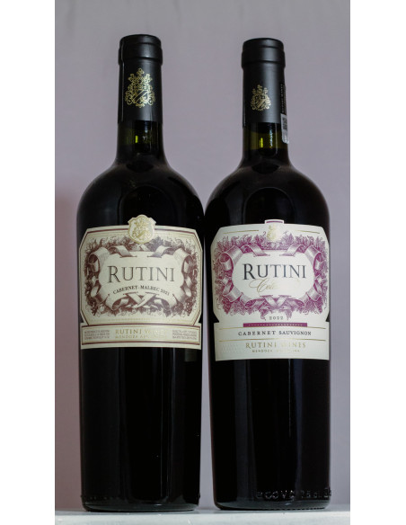 rutini cabernet malbec + rutini cabernet sauvignon