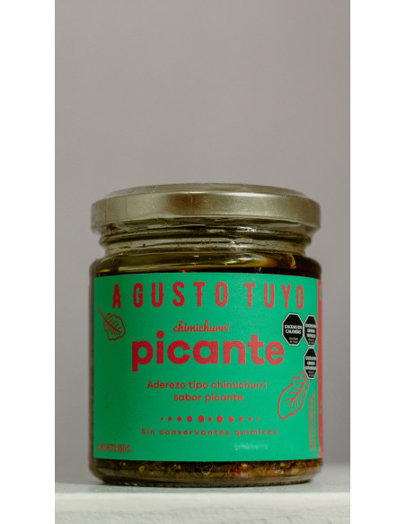4 chimis de 250g clasico/hierbas/picante/ahumado