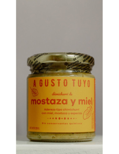 aderezo chimi mostaza y miel 250g