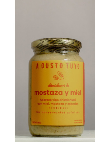 aderezo 450g mostaza y miel